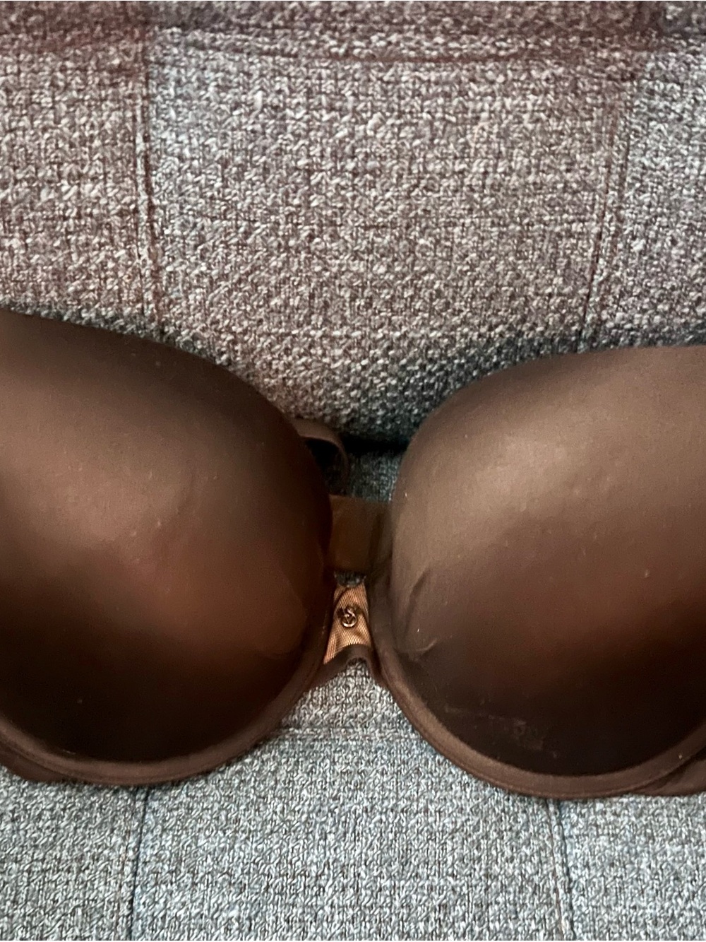 Victoria's Secret Strapless Molded Bra - Chocolate Brown